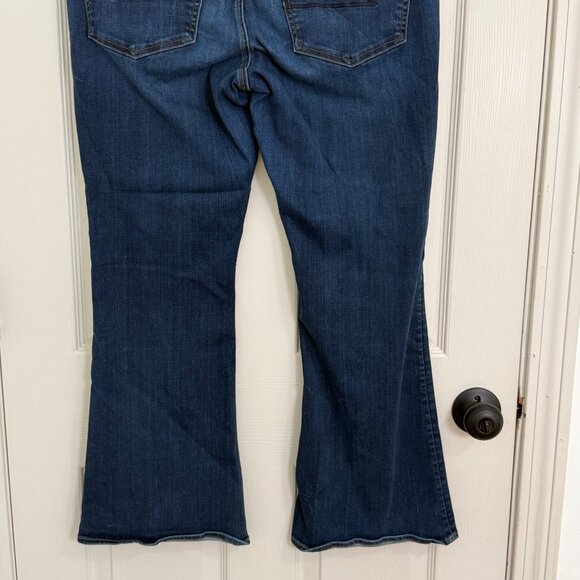 American Eagle Artist Flare Jeans Womens 18 Short Blue Stretch Boho Classic - Picture 7 of 15
